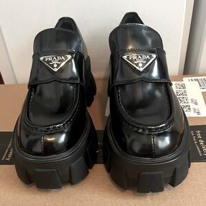 Black Platform Loafers